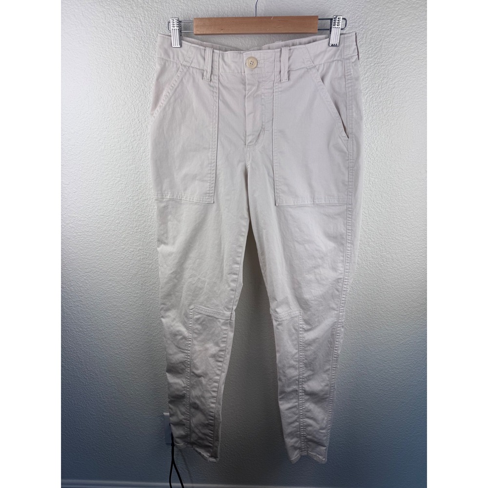 Banana Republic 8L Beige Khaki Utility Pants Western Slim Fit Chino
